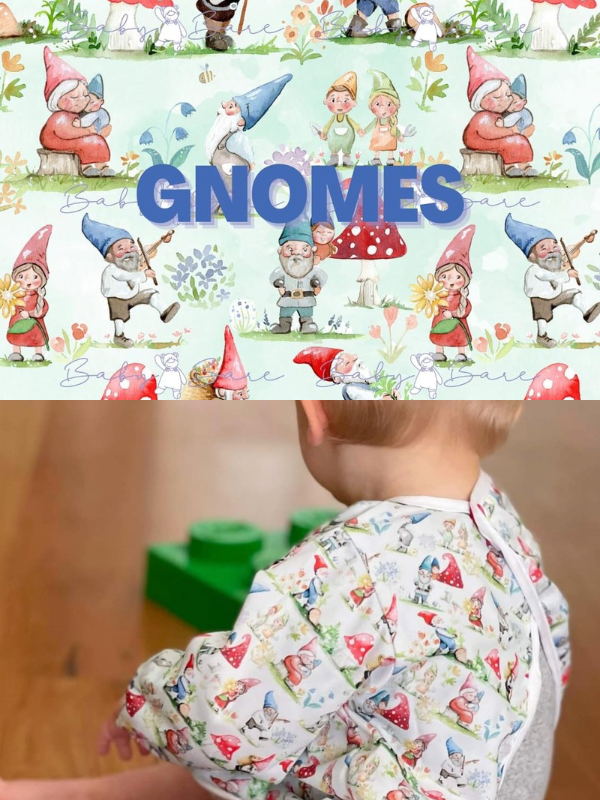 Feeding smock with fairytale theme