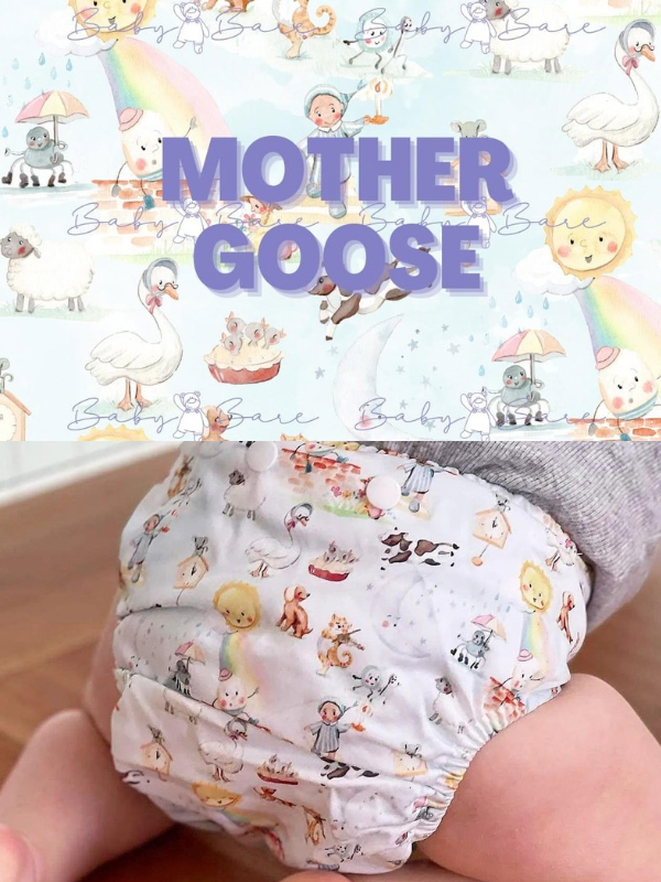 Cloth nappy with a fairytale theme