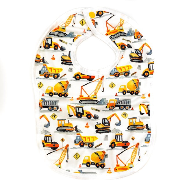 Baby Bib | Diggers Print