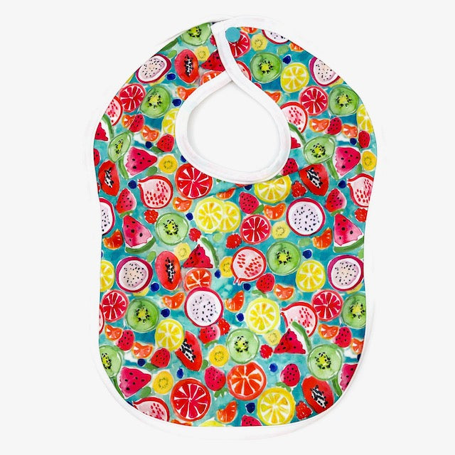 Baby Bib | Fruit Print