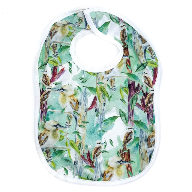 Baby Bib | Kookaburra Print