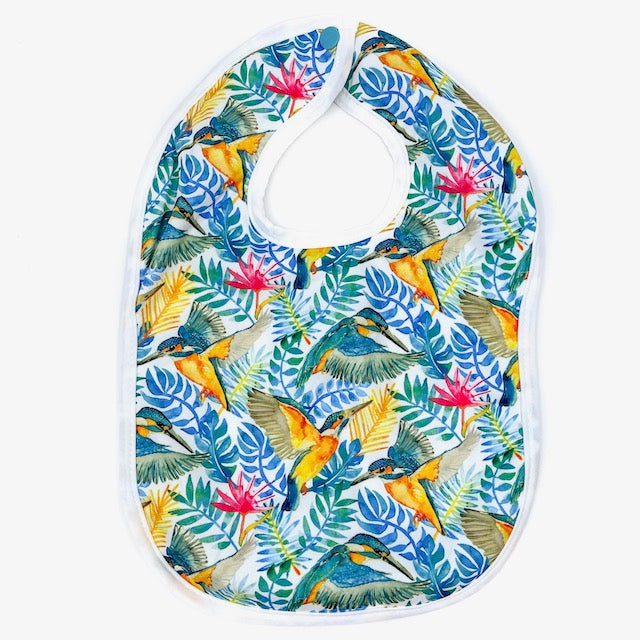 Baby Bib | Kingfishers Print