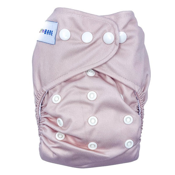 Cloth Nappy |  Reusable Nappy | Plain Colour Pink