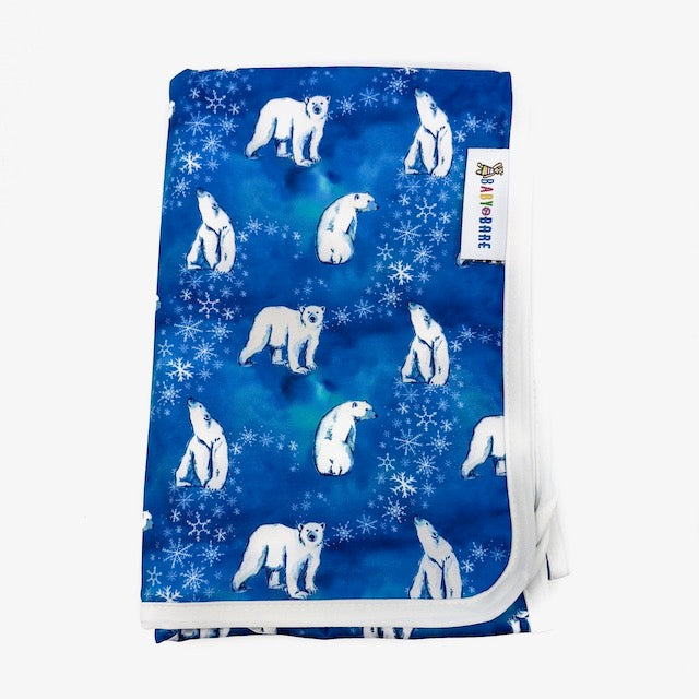 Baby Change Mat with a Polar Bear print