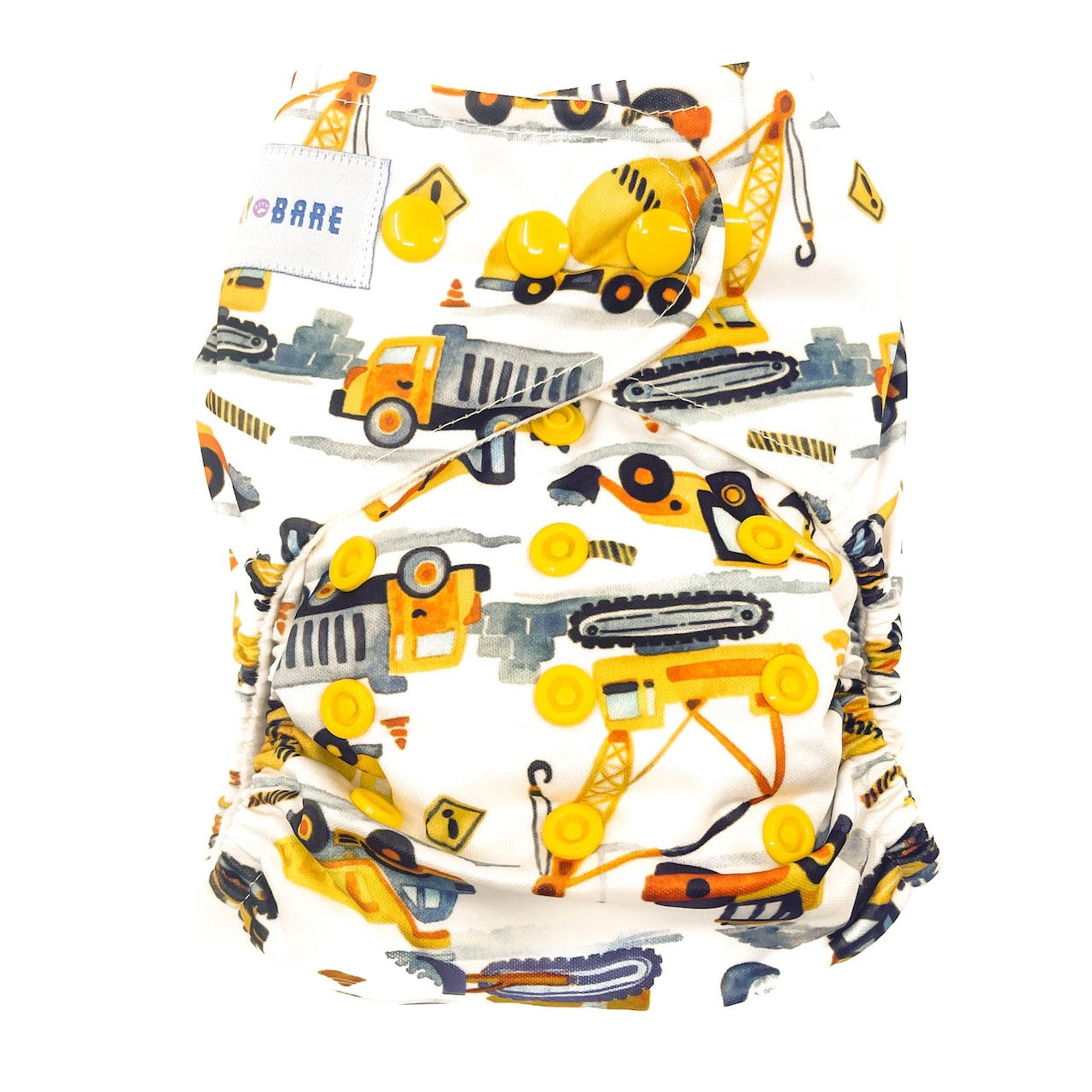 Cloth Nappy | Reusable Nappy | Diggers Print