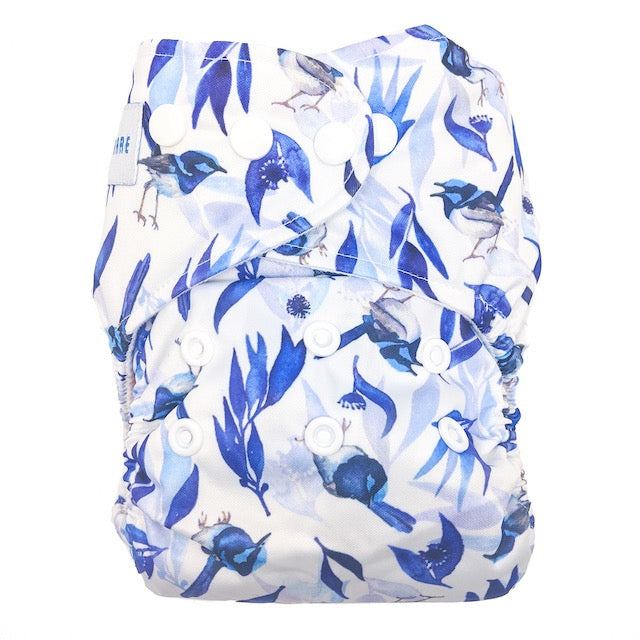 Cloth Nappy | Reusable Nappy | Bird Print