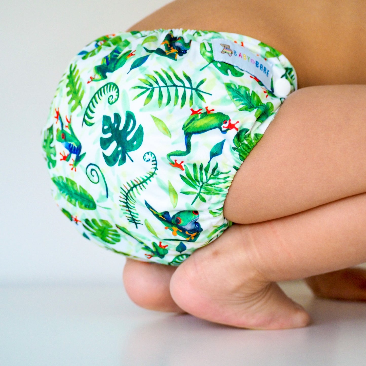 Cloth Nappy | Reusable Nappy | Frog Print