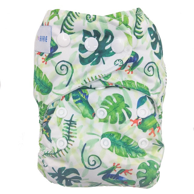 Cloth Nappy | Reusable Nappy | Frog Print