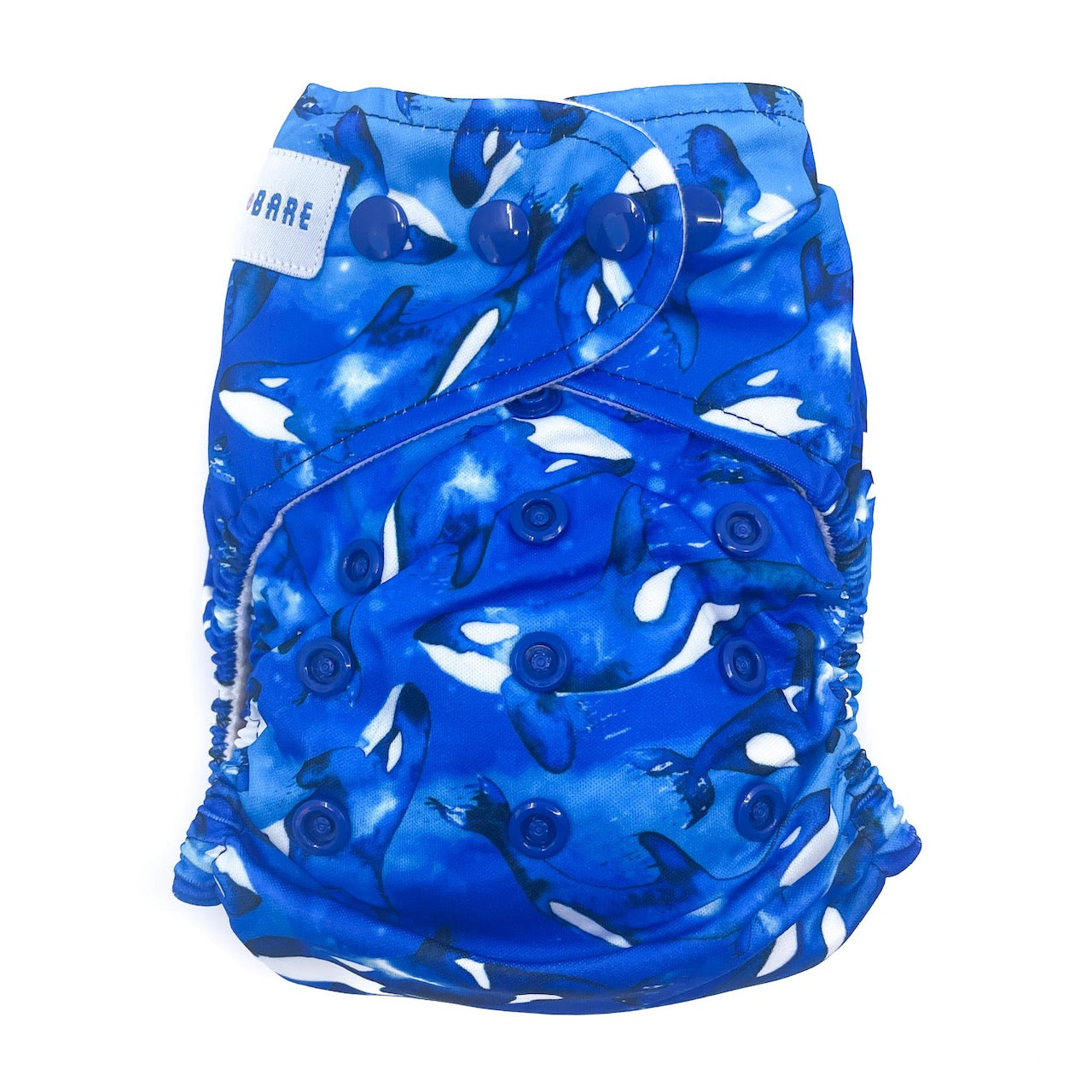 Cloth Nappy | Reusable Nappy | Orcas Print