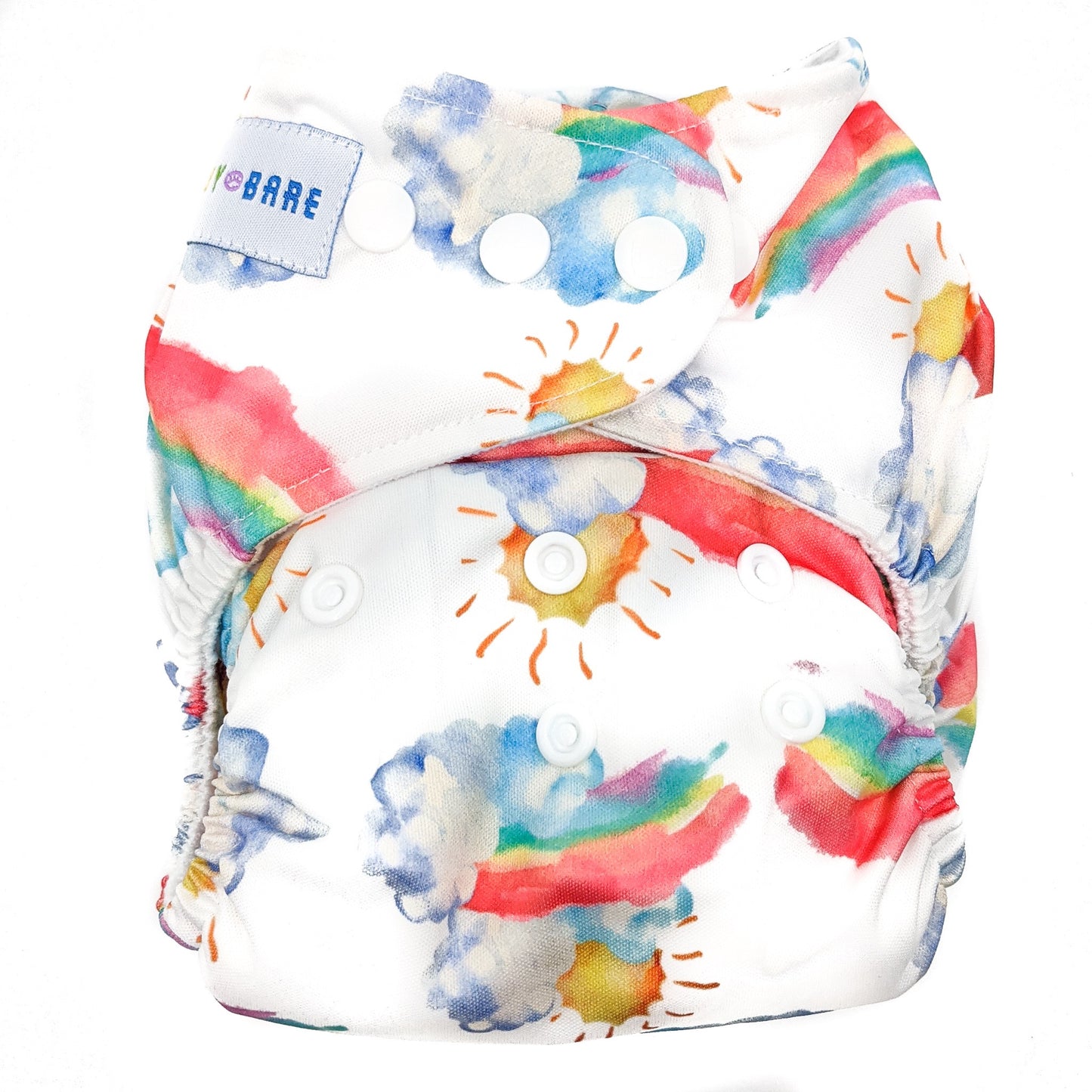 Cloth Nappy | Reusable Nappy | Rainbow Print