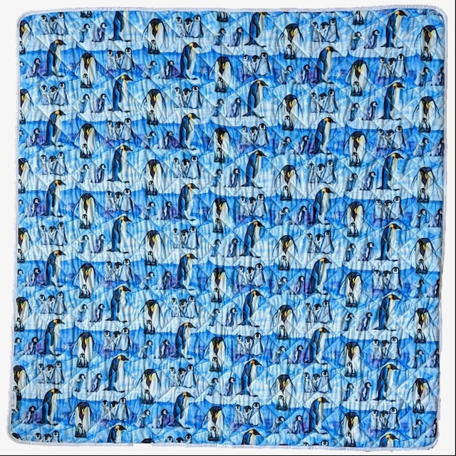 Play Mat in a penguin print