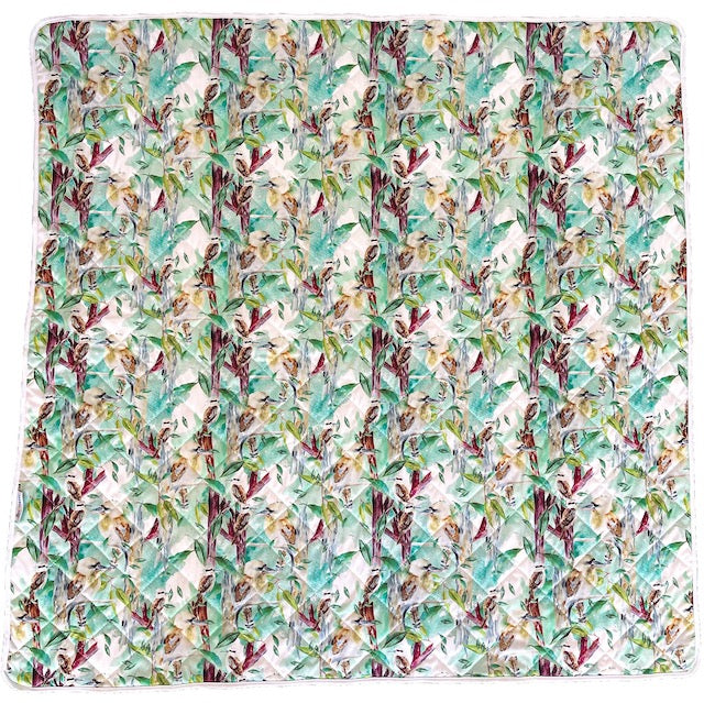 Play Mat in a kookaburra print