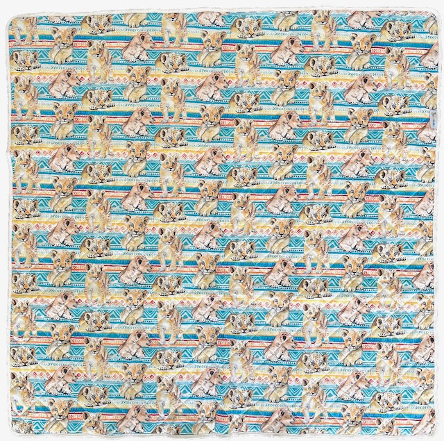 Play Mat in a lion cub print