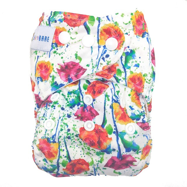 Cloth Nappy | Reusable Nappy | Floral Print