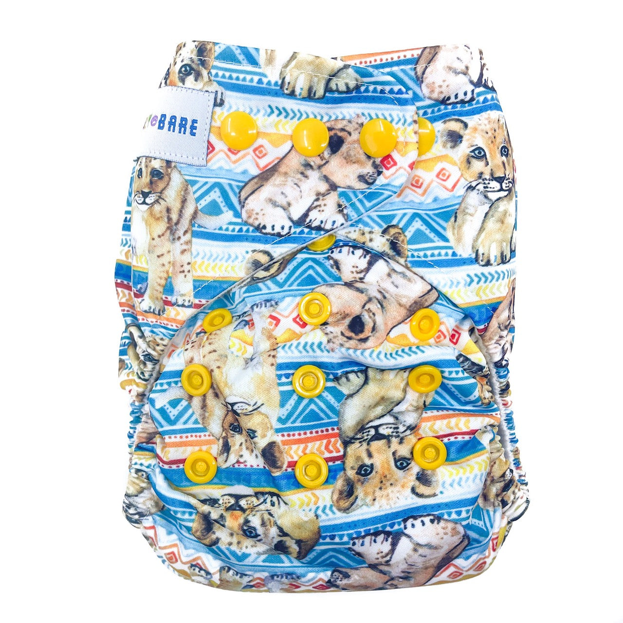 Cloth Nappy | Reusable Nappy | Lion Cubs Print