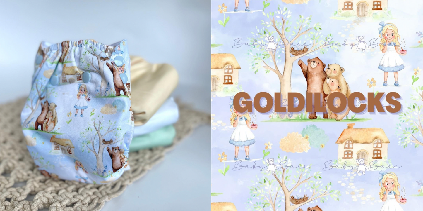 Cloth nappy with fairytale theme