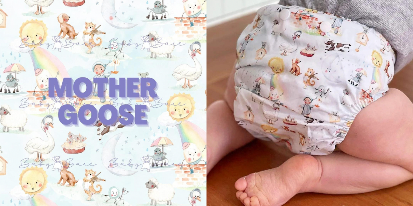 Cloth nappy with a fairytale theme
