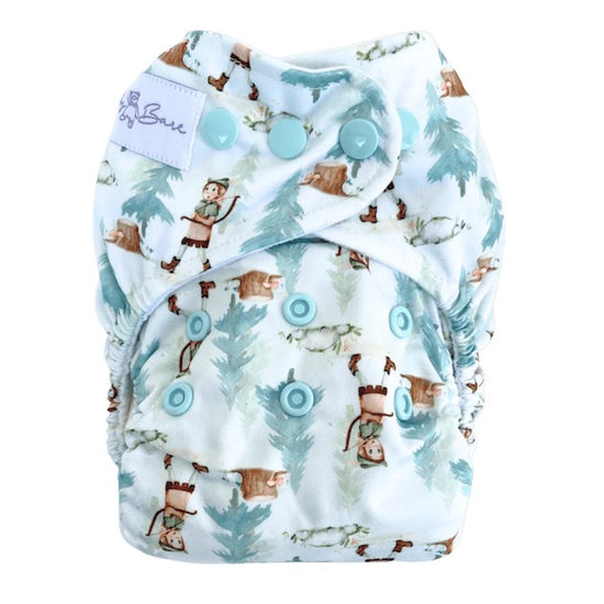 Baby Bare AI2 Reusable Cloth Nappy - Storybook