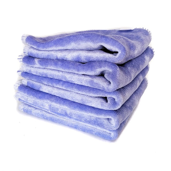 A stack of lavender cloth baby wipes