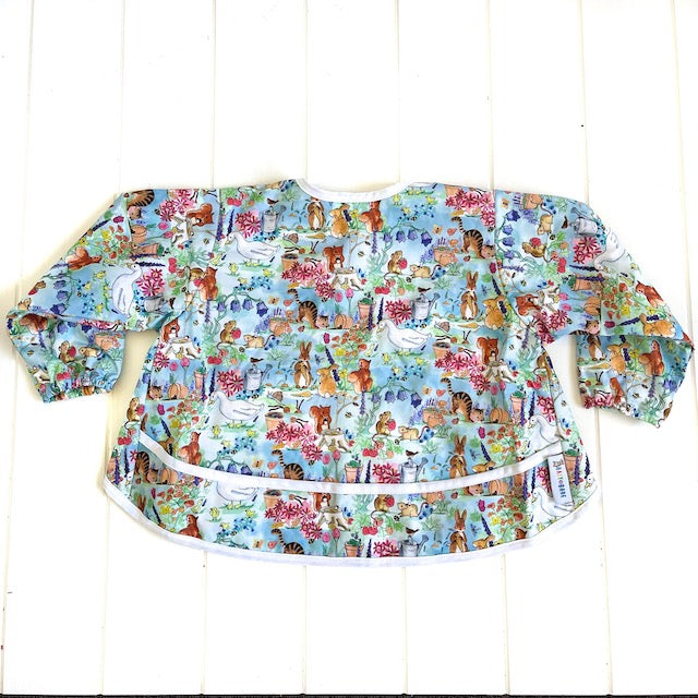 Baby Smock featuring a cottage garden print